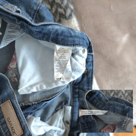 Garage - Women's jeans w/ Pink Floral Embroidery - Picture 8 of 8